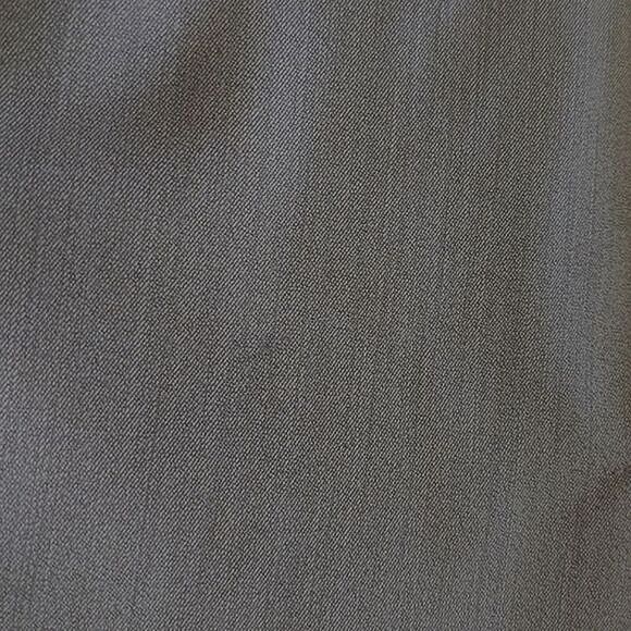 Vtg taupe wool high-waisted below knee length pencil skirt - Picture 14 of 15